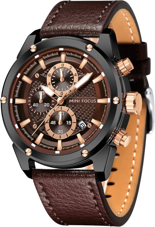 Mini Focus - Reloj de pulsera para hombre, de negocios