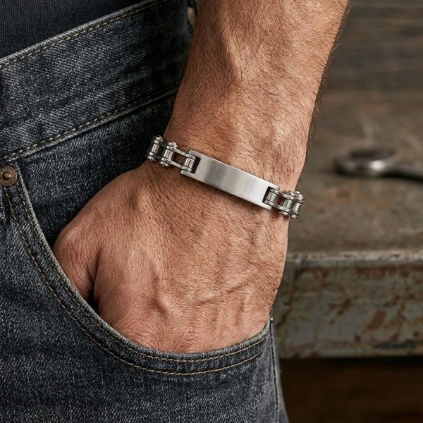 Pulsera Hombre Acero Inoxidable Personalizada