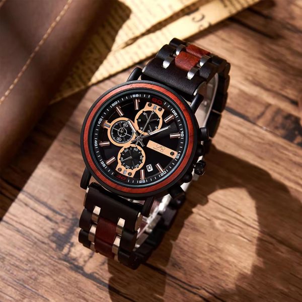 Reloj Madera Personalizado Hombre - Grabado Personalizable