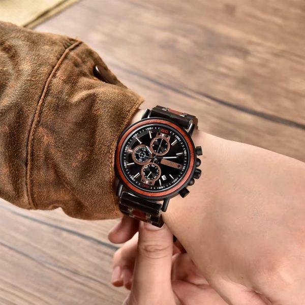 Reloj Madera Personalizado Hombre - Grabado Personalizable