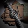 Naviforce Relojes Digitales Militares de para Hombres Reloj de Pulsera de Cuero Multifuncional de Cuarzo