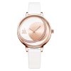 Shengke - Reloj de pulsera, con correa de piel