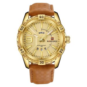 NAVIFORCE Reloj Deportivo de día de Cuarzo Resistente al Agua para Hombre