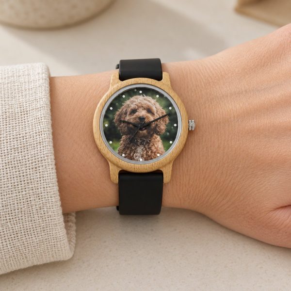 reloj perro caniche muneca 3