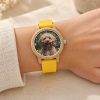 reloj perro caniche muneca 5
