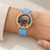 reloj perro caniche muneca 6