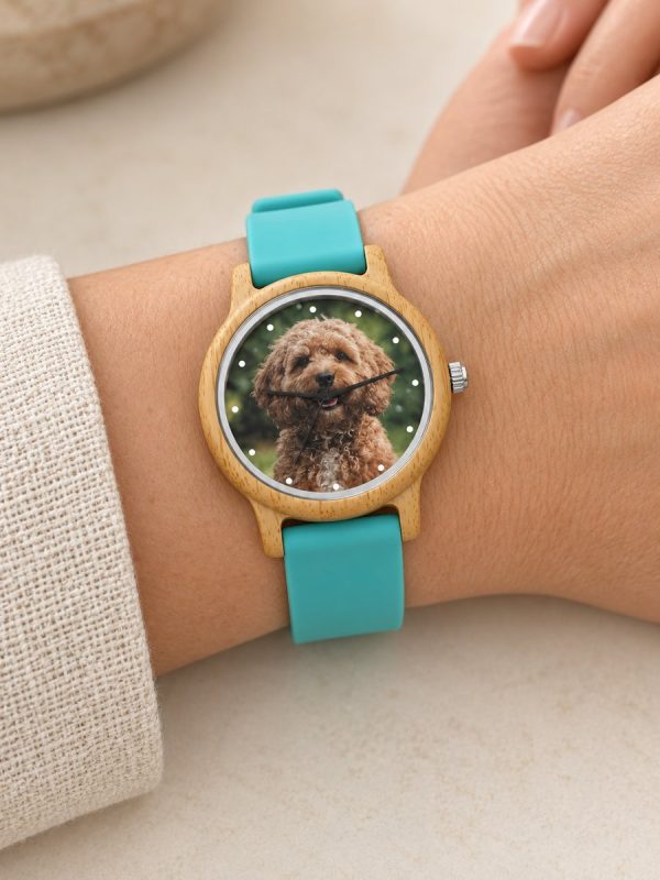 reloj perro caniche muneca 7