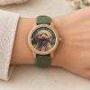 reloj perro caniche muneca 8