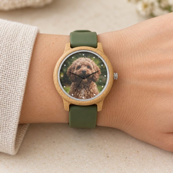 reloj perro caniche muneca 8