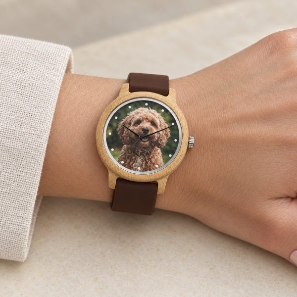 reloj perro caniche muneca 9