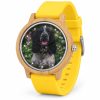 reloj perro cocker correa amarillo