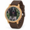 reloj perro cocker correa marron
