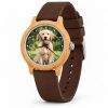 reloj perro golden correa marron