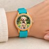 reloj perro golden muneca 7