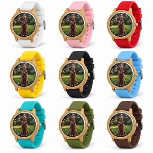 reloj perro vizsla colores