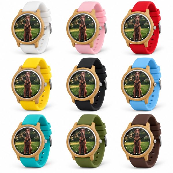reloj perro vizsla colores