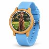 reloj perro vizsla correa azul
