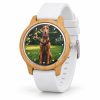 reloj perro vizsla correa blanco