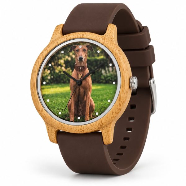 reloj perro vizsla correa marron