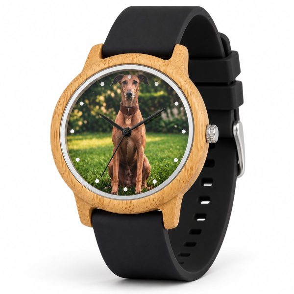reloj perro vizsla correa negro