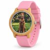 reloj perro vizsla correa rosa